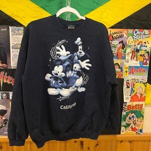 Disney Dark Blue Crewneck Sweater